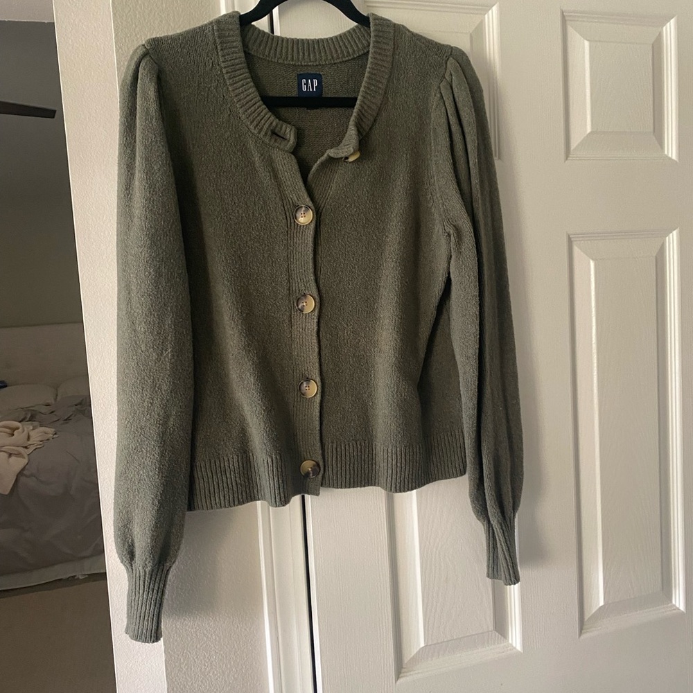 GAP Women's Sage Green Cardigan